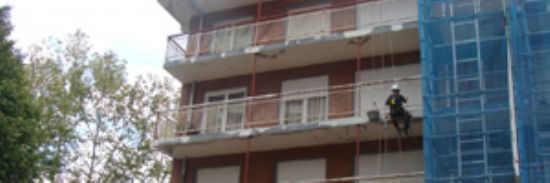 Reparacin puntual de zonas deterioradas en frentes de balcones